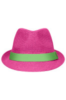 Fuchsia/lime-green (ca. Pantone 212C
369C)