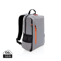 grau, orange (± PMS Cool Grey 7/1655)